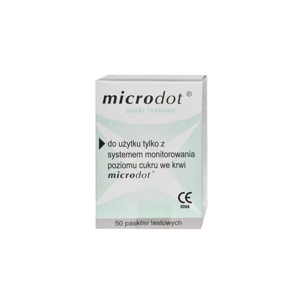 Test paskowy Microdot, 50 pasków