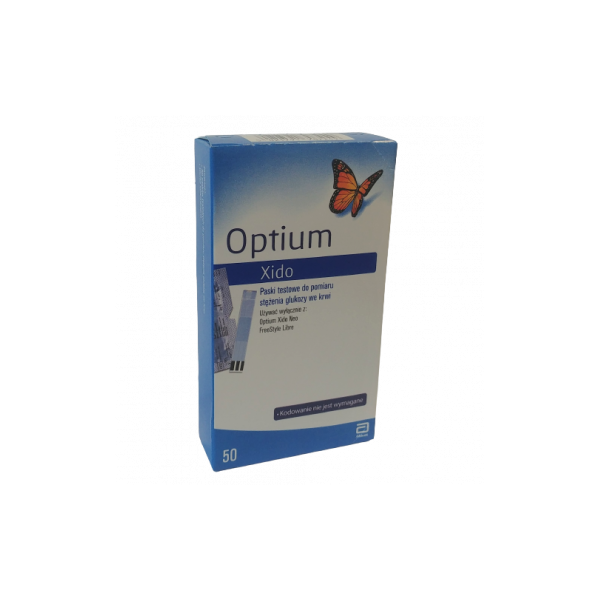 Paski do pomiaru stężenia glukozy Optium Xido (50 szt.)