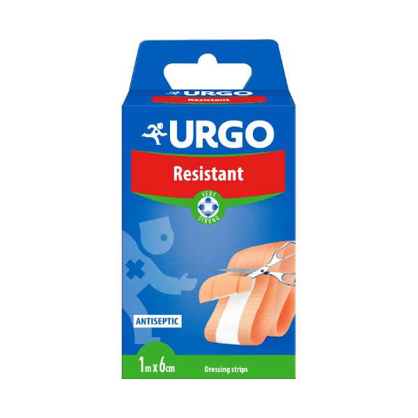 URGO Resistant, Opatrunek o rozmiarach 1 m x 6 cm do cięcia