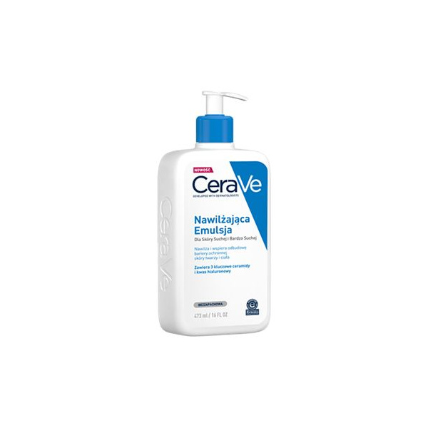 CeraVe, nawilżająca emulsja dla skóry suchej i bardzo suchej, 236 ml