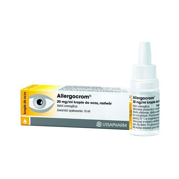 Allergocrom 0,02g/1ml, krople do oczu, 10ml