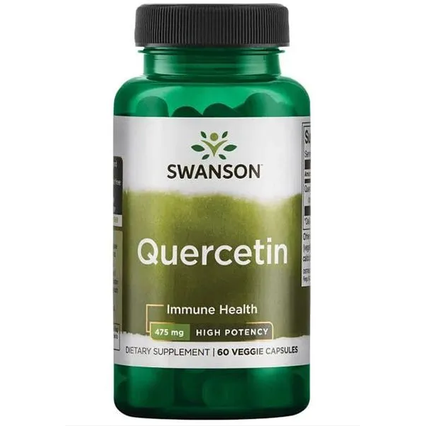 Swanson Quercetin, kwercetyna, 60 kapsułek wegetariańskich