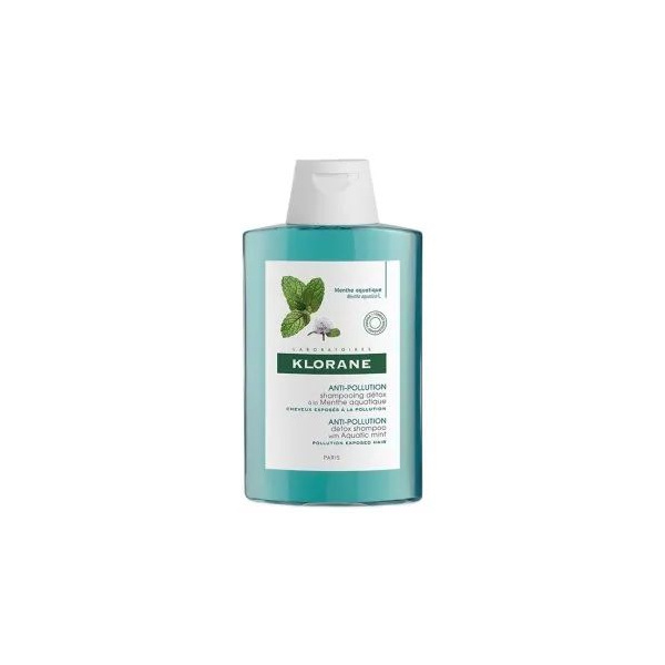 Klorane, detoksykujący szampon na bazie mięty nadwodnej, do wszystkich rodzajów włosów, 400 ml