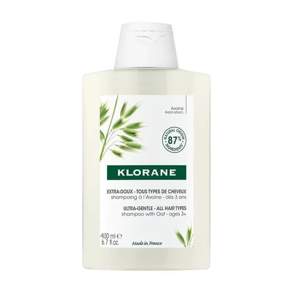 Klorane, ultrałagodny szampon z owsem, 400 ml