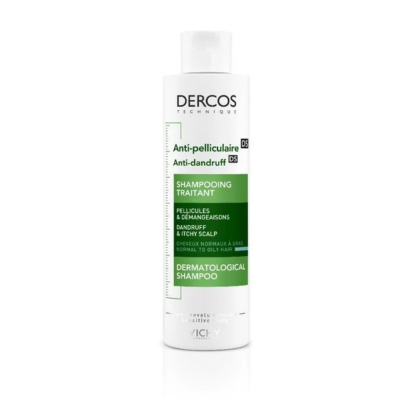 Vichy Dercos szampon przeciw łupieżowy włosy tłuste, 200 ml