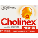 Cholinex Intense 20 pastylek twardych o smaku miodowo-cytrynowym