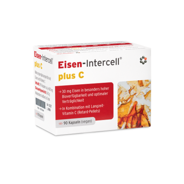 Eisen-Intercell plus C Żelazo z witaminą C 90 kapsułek Intercell