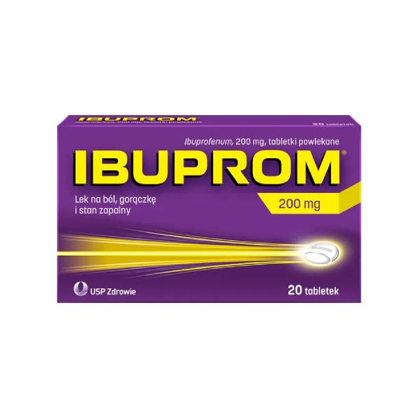 Ibuprom 200 mg, 20 tabletek