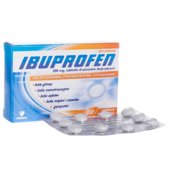 Ibuprofen Aflofarm 200 mg 20 tabletek drażowanych