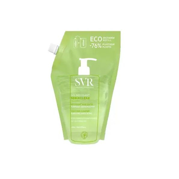 SVR SEBIACLEAR ŻEL OCZYSZCZAJĄCY 400 ML REFILL