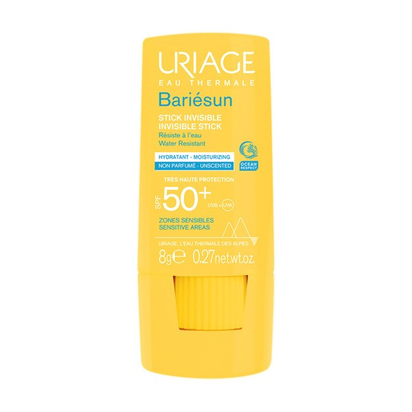 Uriage Bariesun, transparentny sztyft SPF 50+, 8 g