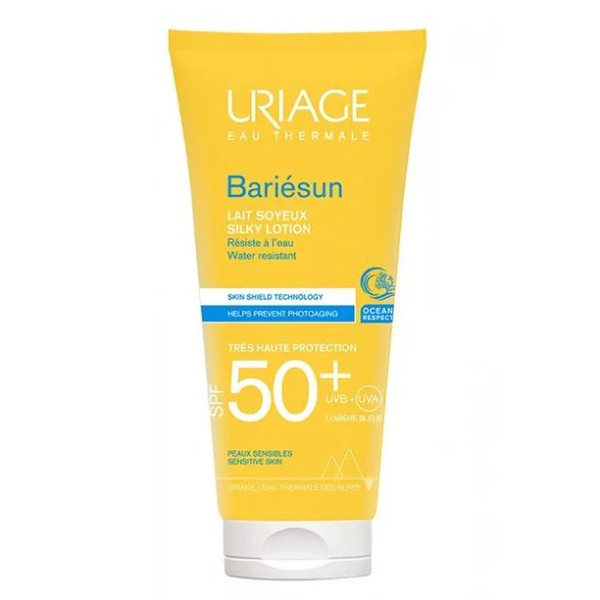 Uriage Bariesun, jedwabiste mleczko do skóry wrażliwej SPF 50+, 100 ml