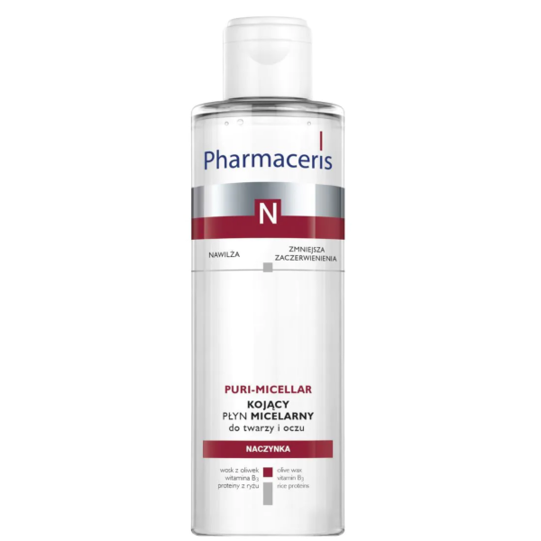 Pharmaceris N-Puri-Micellar, kojący płyn micelarny do twarzy i oczu, 200ml