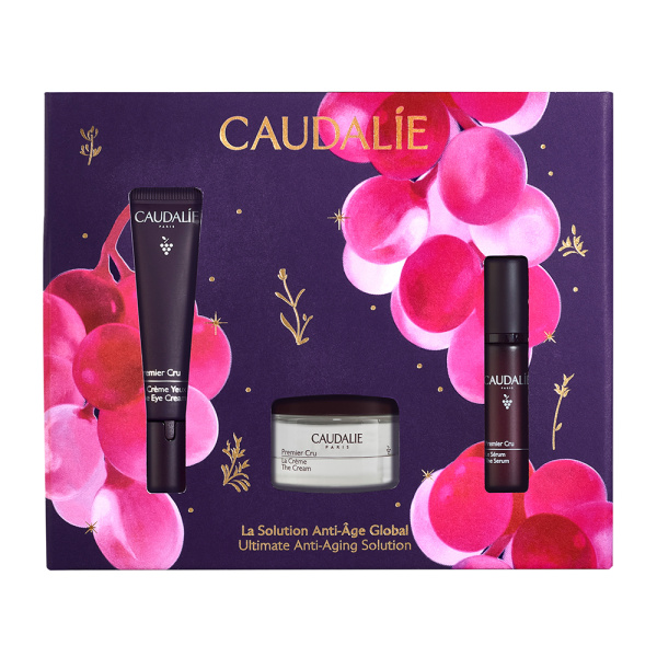 Caudalie Premier Cru Zestaw prezentowy: Krem pod oczy 15ml + Krem 15ml + Serum 10ml