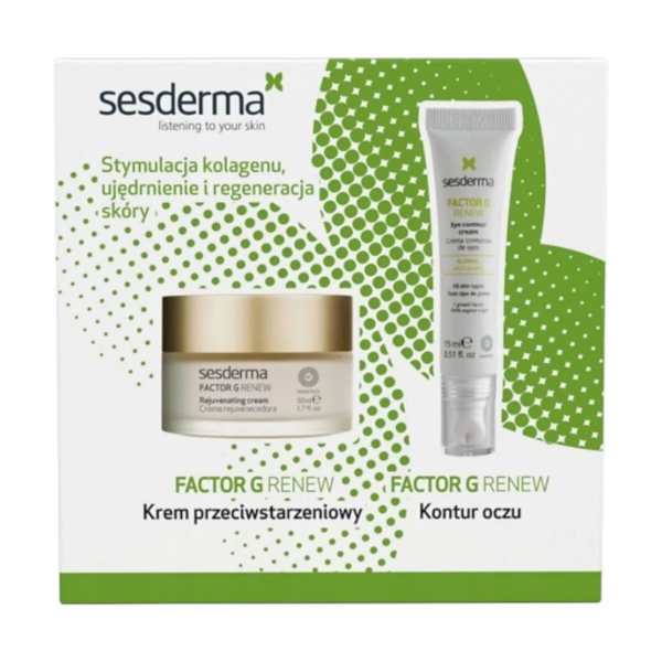 Sesderma Factor G Zestaw: Krem do twarzy 50ml + Krem pod oczy 15ml