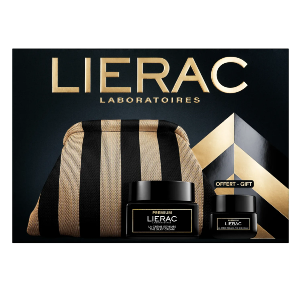 Lierac Premium (Krem jedwabisty 50ml + Krem pod oczy 20ml + Kosmetyczka)