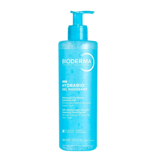 Bioderma Hydrabio Gel Moussant Nawilżający żel do mycia twarzy, 400ml