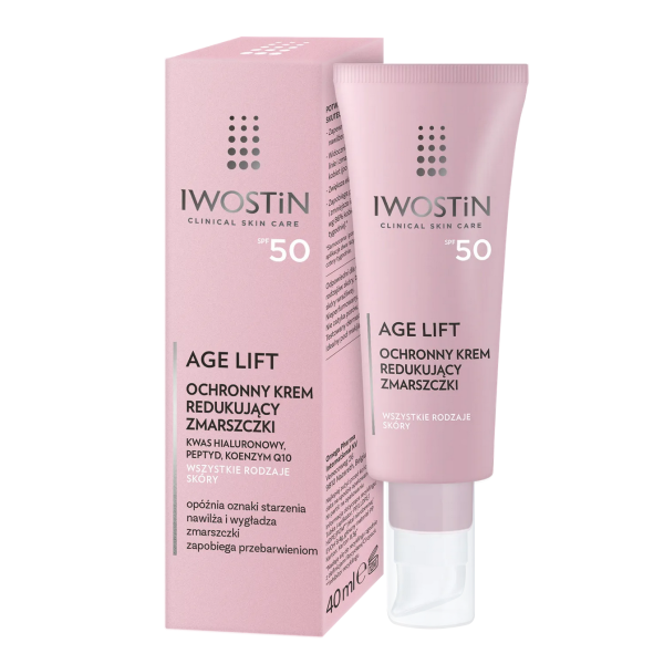 Iwostin Age Lift, ochronny krem redukujący zmarszczki, SPF 50, 40 ml