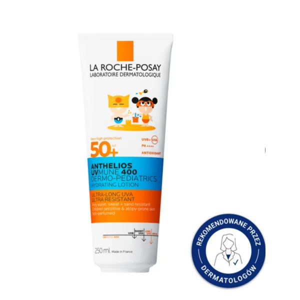 La Roche-Posay Anthelios UVMUNE 400 Dermo-Pediatrics SPF50+ mleczko nawilżające 250 ml
