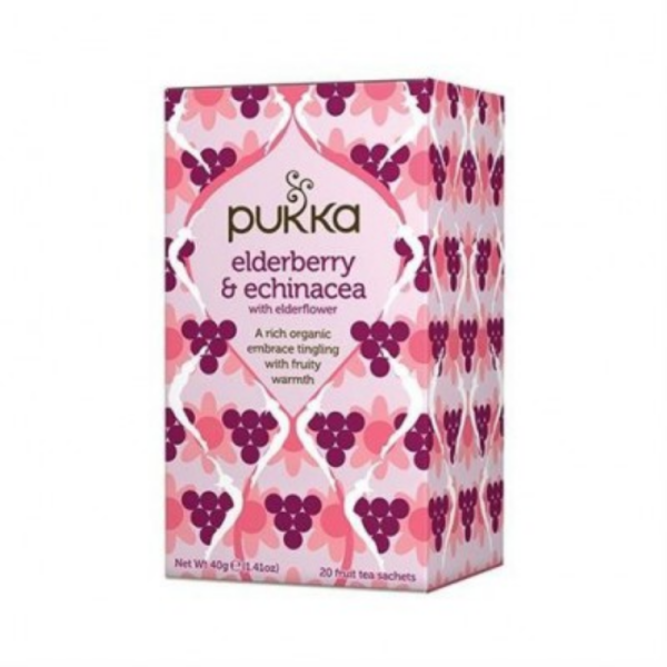 Pukka Elderberry & Echinacea Bio 20 Saszetek