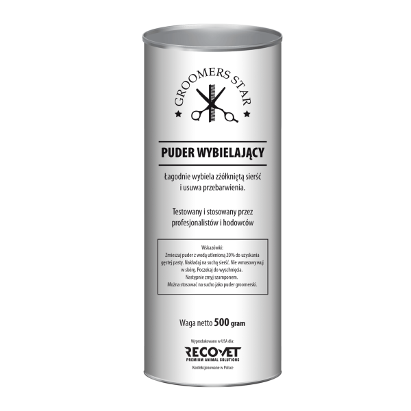 Groomers Star Puder groomerski Wybielający, 500g