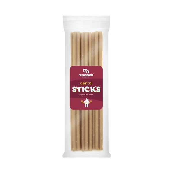Recosnack Dental Sticks Naturalne 23 cm, 36 sztuk
