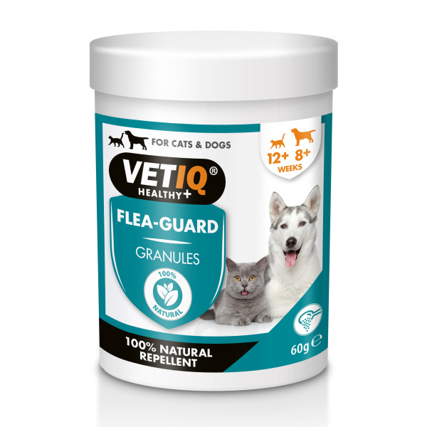 VetIQ Flea Guard® preparat na pchły i kleszcze, 60g