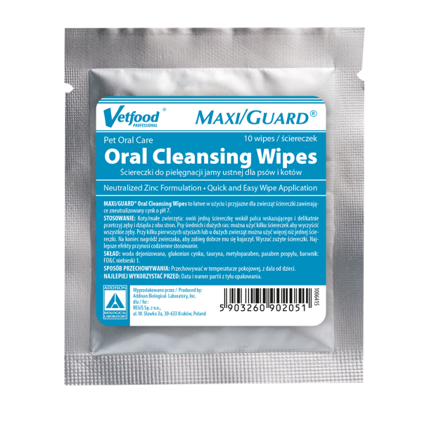 MAXI/GUARD Oral Cleansing Wipes, 10 szt
