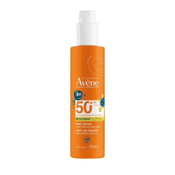 Avene Sun Bardzo wysoka ochrona Spray dla dzieci SPF50+, 200ml