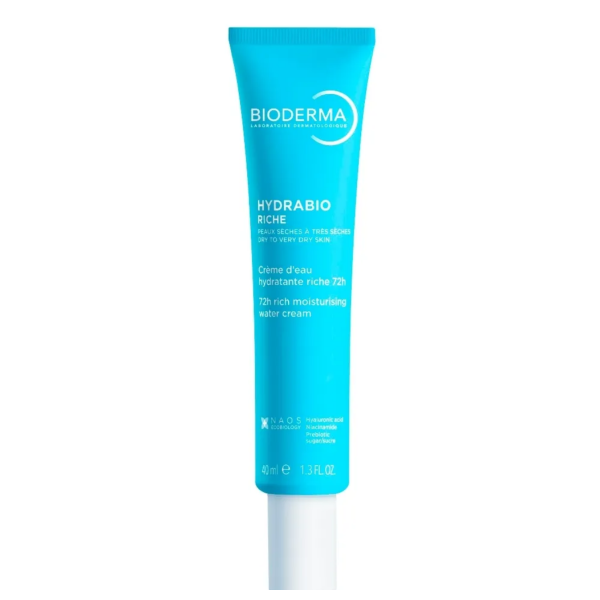 Bioderma Hydrabio Riche, Bogaty, nawilżający do 72 h krem do skóry suchej i bardzo suchej, 40ml