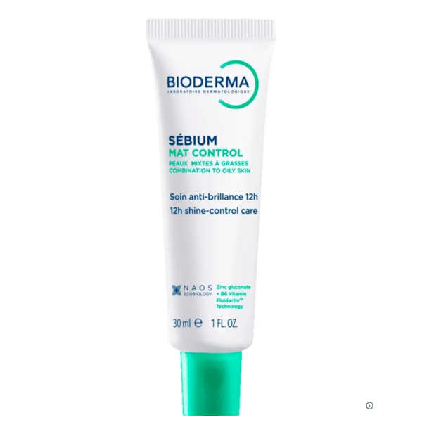 Bioderma Sebium Mat Control, Krem matujący do skóry mieszanej i tłustej, 30ml