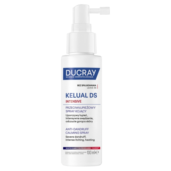 Ducray Kelual DS Intensive, kojący spray przeciwłupieżowy, 100 ml