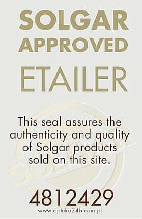 Solgar approver etailer - autoryzowany sprzedawca solgar